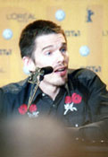 Ethan Hawke during the press conference for Before Sunset. (Photo by Kirsten Greco)